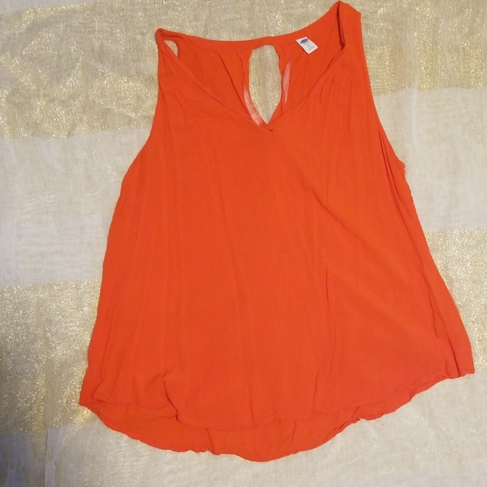 Orange Blouse Tank top
